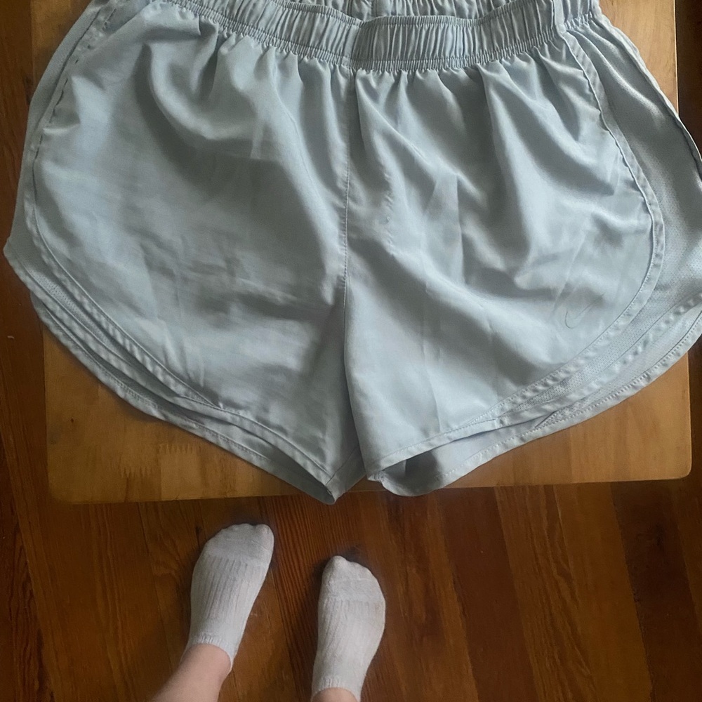 Nike Women's Light Gray Athletic Shorts